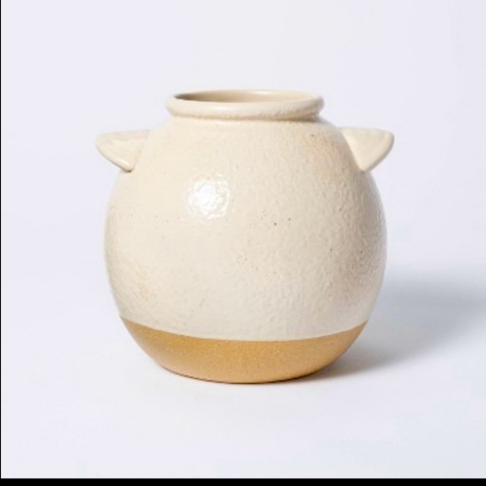 TWO TONE CROCK VASE Threshold By Studio McGee.